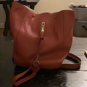 Jimmy Choo Convertible Shoulder Backpack.